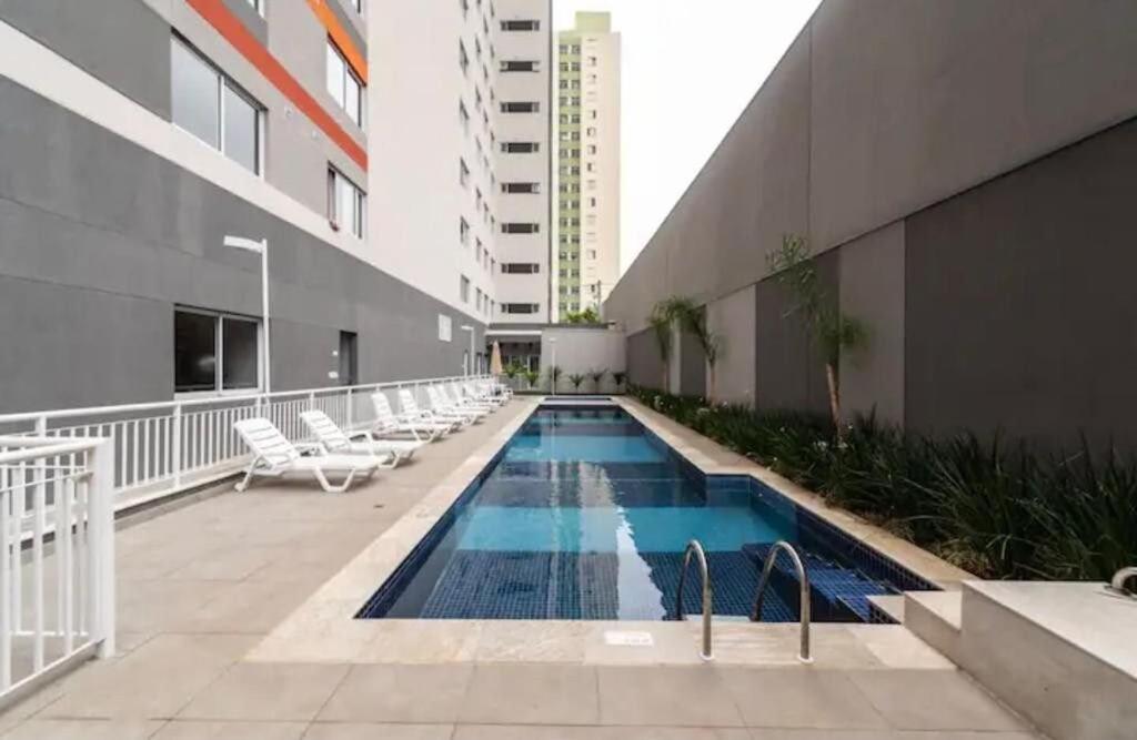 Refinado Studio No Bras Com Piscina/Metro Bras São Paulo Exteriör bild